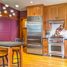 These homeowners emphasized fun and creativity with their kitchen remodel.