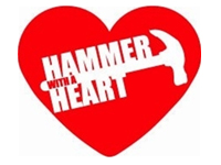 Hammer with a Heart Logo